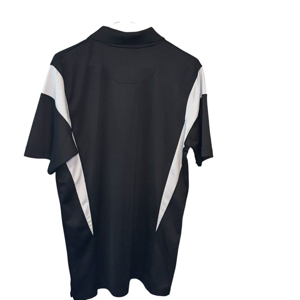 Nike Dri-Fit NBA San Antonio Spurs Black Polo Shirt Size Medium - Picture 2 of 5